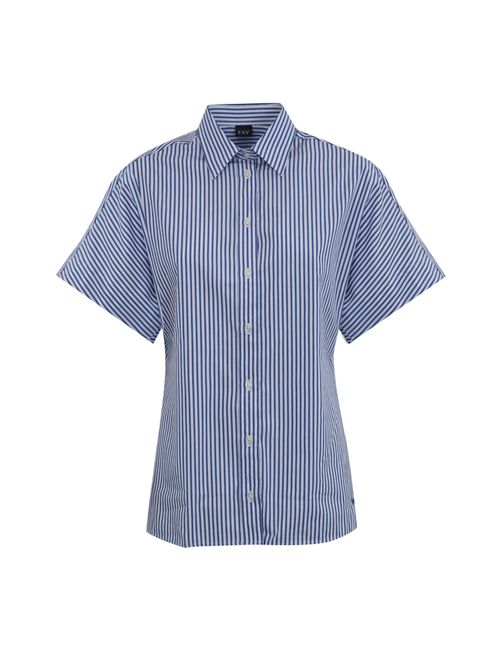 Camicia in cotone a righe FAY | NCWA2505660 XBIU604